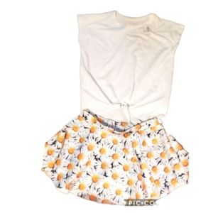 New xl piper skirt top with front knot new